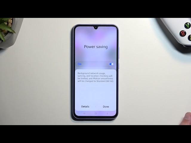 Video thumbnail for How to Enable Power Saving Mode on SAMSUNG GALAXY A34 - Battery Saver