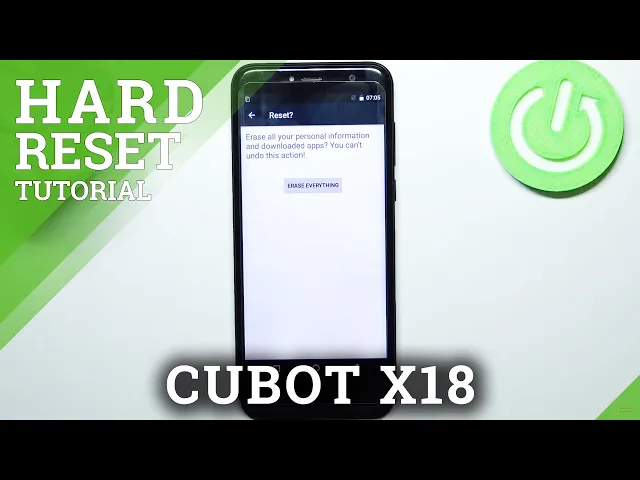 Video thumbnail for Factory Reset CUBOT X18 – Perform Hard Reset via Settings