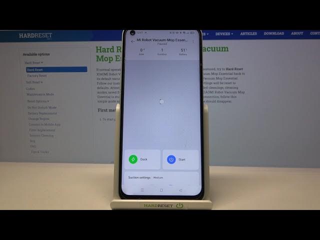 Video thumbnail for How to Start Vacuuming Remotely on Xiaomi Mi Robot Vacuum Mop Essential - Start Cleaning with Phone