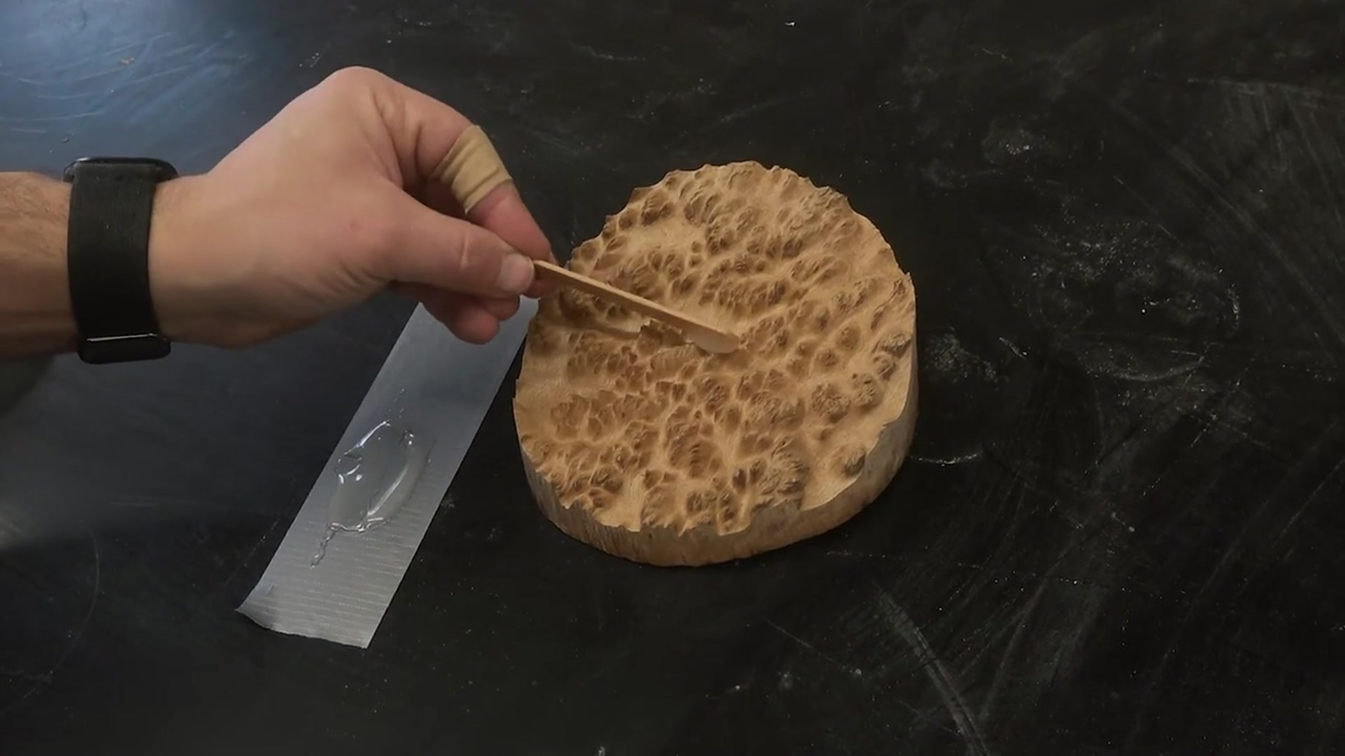 'Video thumbnail for Woodturning - Baseball Ball Egg'