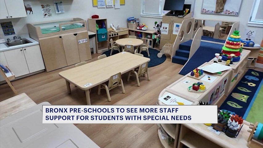 Video thumbnail for NYC announces investment in special education at preschools