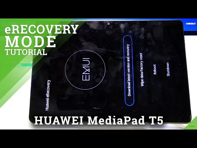 Video thumbnail for How to Open eRecovery Mode in HUAWEI MediaPad T5 - Solve System Problem by Recovery Mode