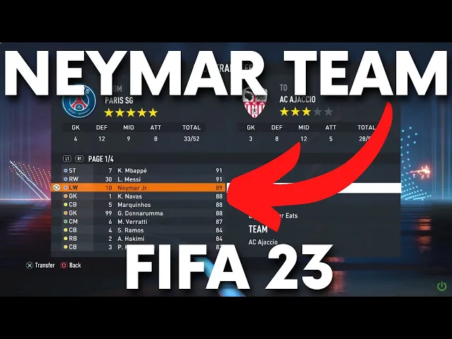 Video thumbnail for What team is Neymar on FIFA 23 - Neymar Jr in FIFA 2023