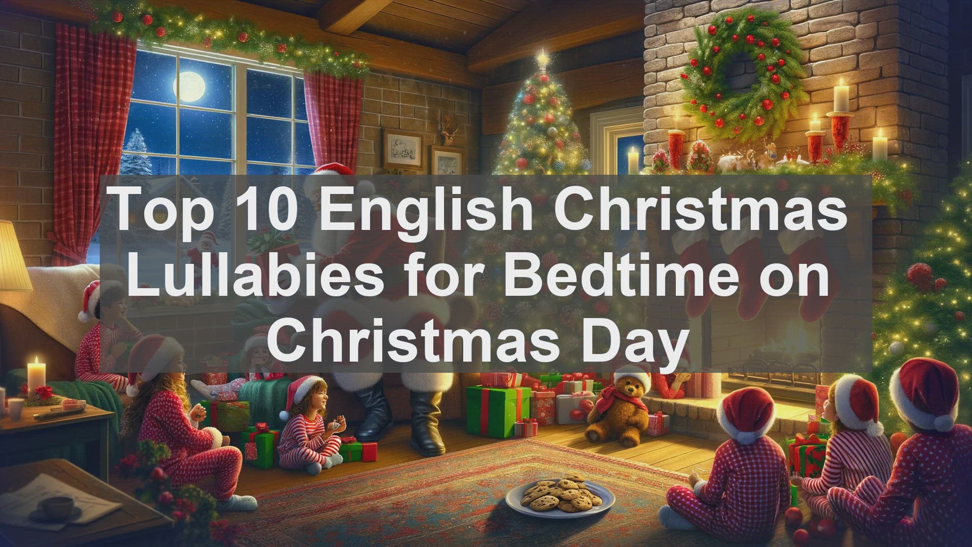 'Video thumbnail for Top 10 English Christmas Lullabies for Bedtime on Christmas Day'