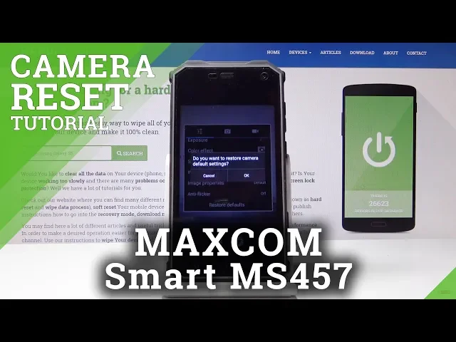 Video thumbnail for How to Reset Camera in MAXCOM Smart MS457 Strong - Restore Camera Defaults