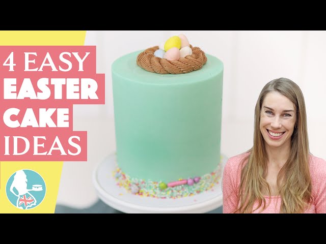 Video thumbnail for 4 Easy Easter Cake Decorating Ideas