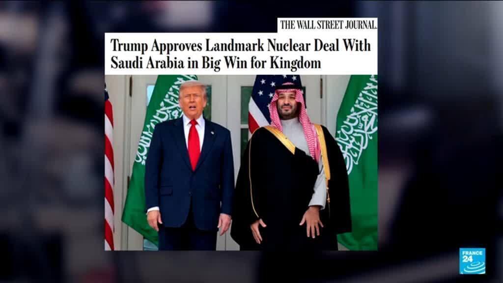 Video thumbnail for Trump to announce landmark nuclear deal with Saudi Arabia