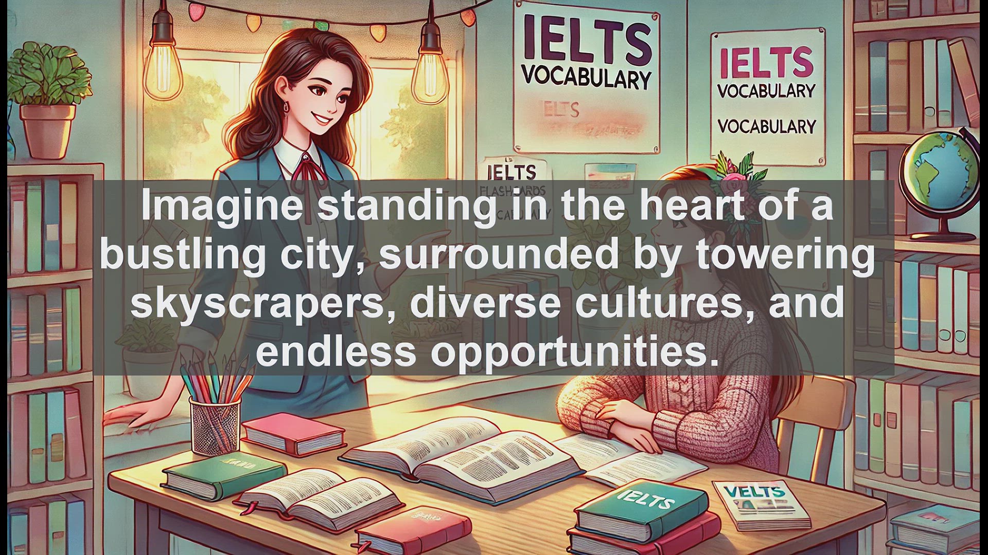 'Video thumbnail for 2500 Must Know IELTS 6.5 Vocabulary - Understanding 'Metropolitan': A Key Word for Urban Descriptions'