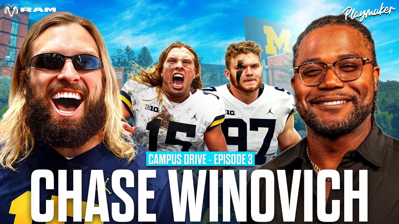 Video thumbnail for Campus Drive: University of Michigan - Chase Winovich | Presented by Ram Trucks
