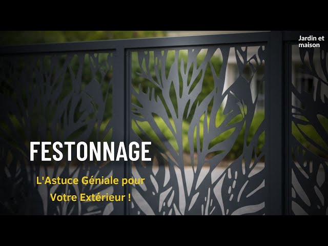 Video thumbnail for Le Festonnage : Secret Charme & Pratique pour Votre Extérieur ! #Jardin #Déco #Aménager