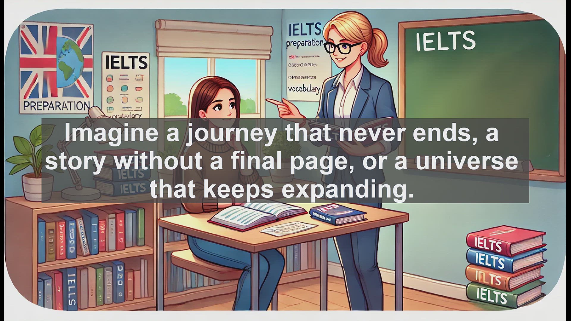 'Video thumbnail for 5000 Must Know IELTS 8.0 Vocabulary - Mastering 'Endless': Boost Your IELTS Score'
