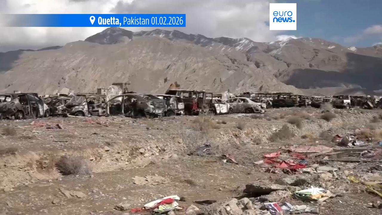 Video thumbnail for Pakistan says it has killed 145 'Indian-backed terrorists' in Balochistan after deadly attacks