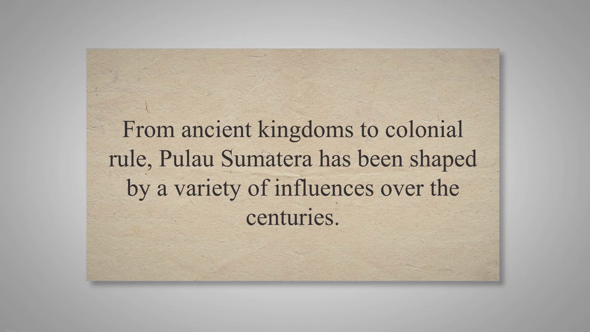 Video thumbnail for Uncovering the Rich History of Pulau Sumatera: From Its Origins to Significant Milestones