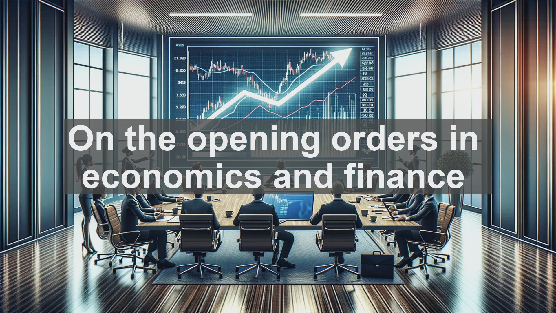 'Video thumbnail for On the opening orders in economics and finance'