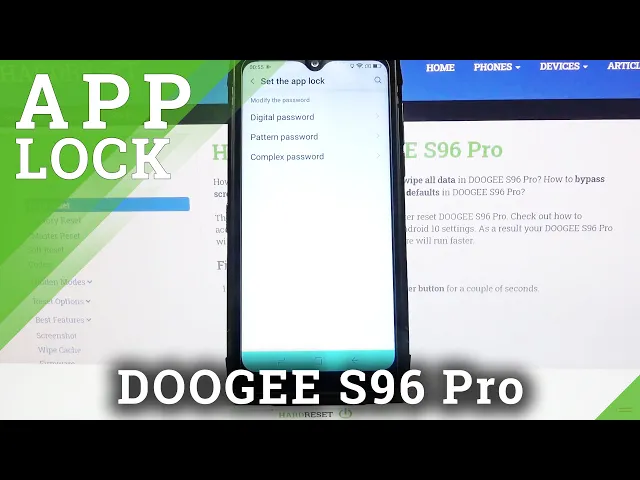 Video thumbnail for How to Set Up App Lock in DOOGEE S96 Pro