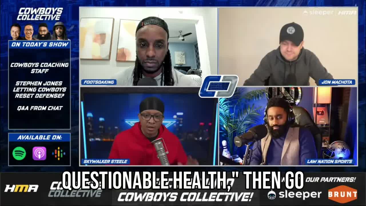 Video thumbnail for law nation sports: cowboys linebacker gamble: overseated or baideen? health questions & strategy
