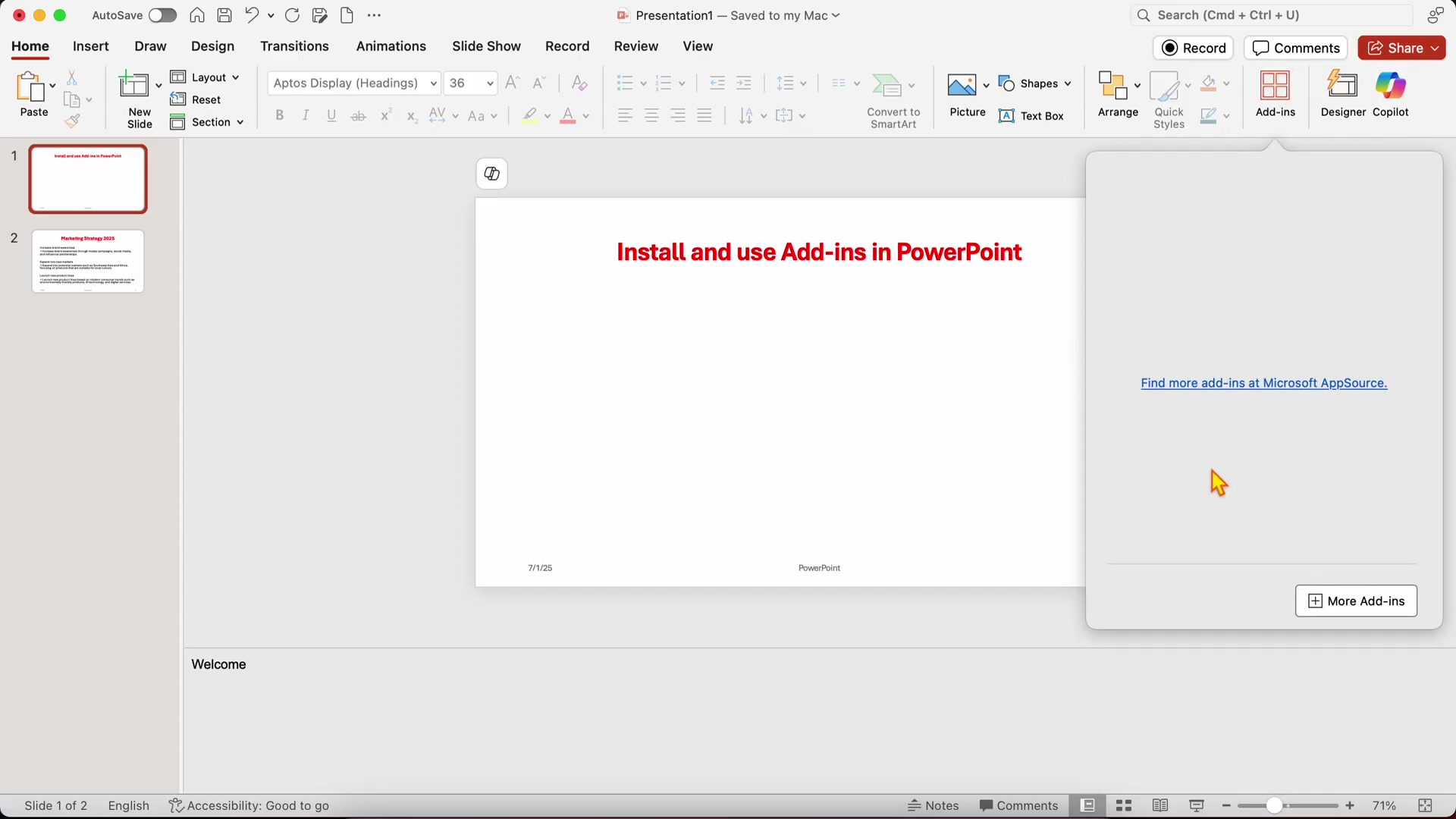 'Video thumbnail for PowerPoint - Add-ins là gì và cách cài đặt vào PowerPoint?'