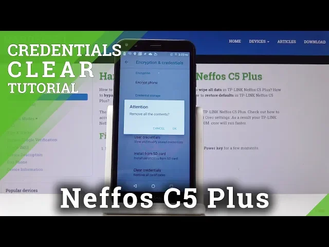 Video thumbnail for How to Clear Credentials on TP-Link Neffos C5 Plus - Delete Certificates