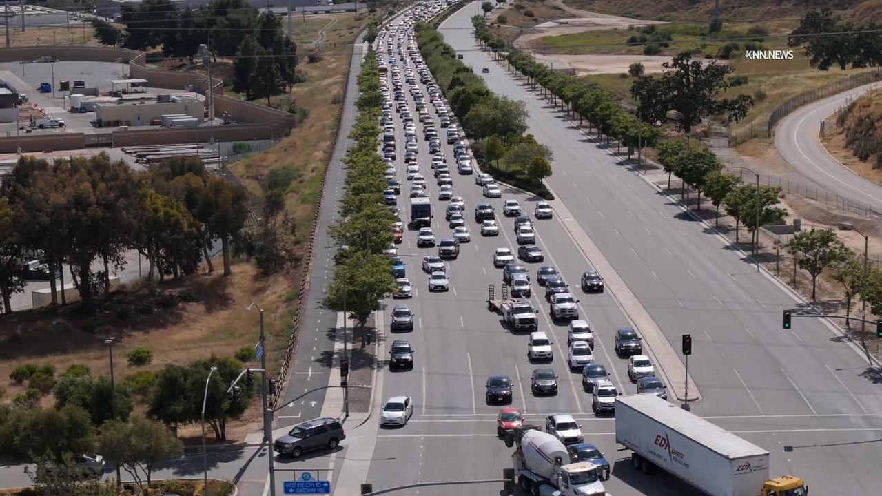 Video thumbnail for US, Los Angeles: Santa Clarita Fatal Wrong Way Head On Crash with AERIALS.