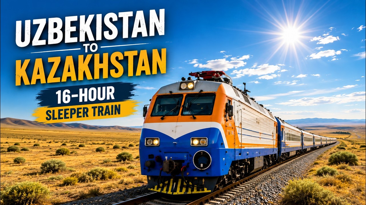 Video thumbnail for Uzbekistan to Kazakhstan by Sleeper Train 2026 (Old Silk Road)