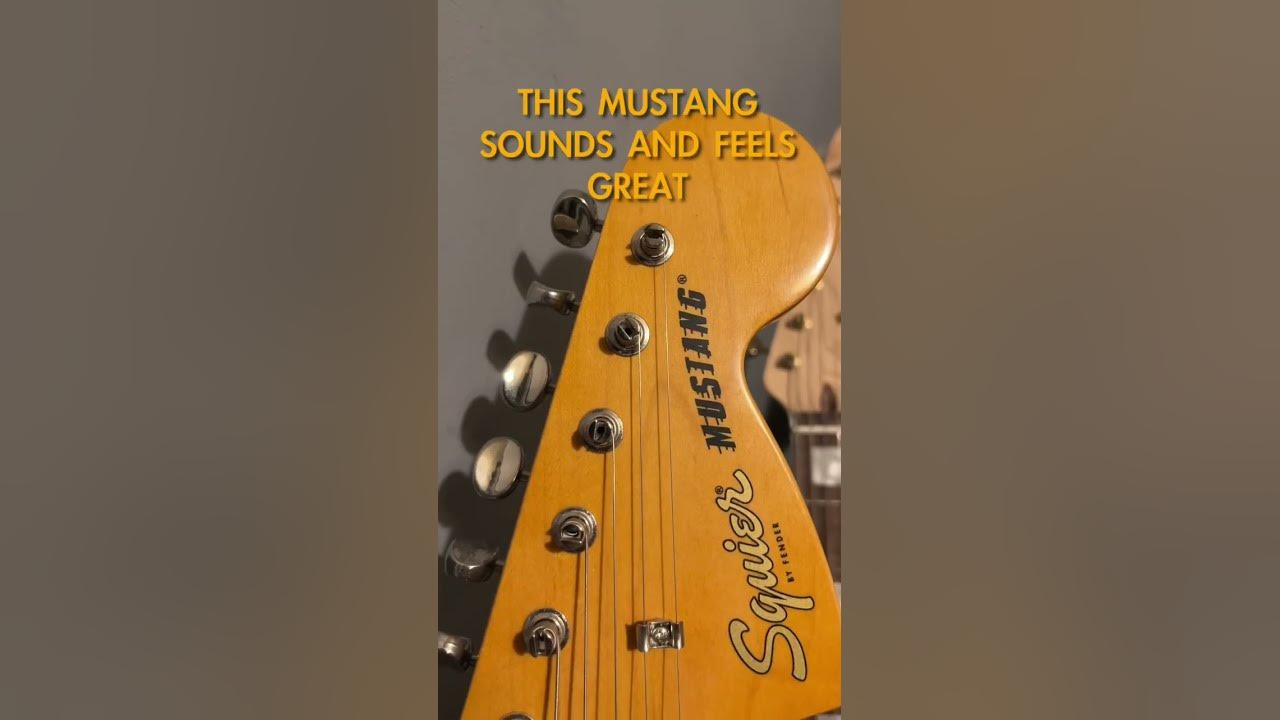 Video thumbnail for Squier Classic Vibe Mustang - Quick Review #shorts #guitar
