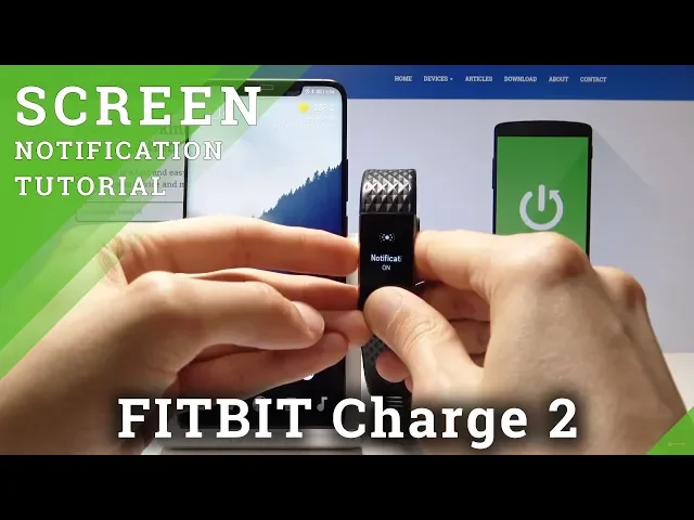 Video thumbnail for How to Enable Screen Notification in FITBIT Charge 2 - Personalize Notification Content
