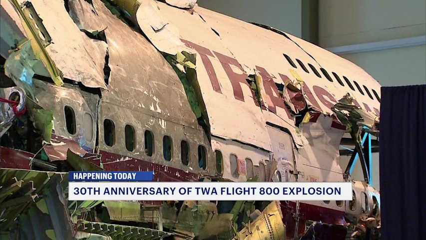 Video thumbnail for TWA Flight 800 remembered 30 years after tragic explosion