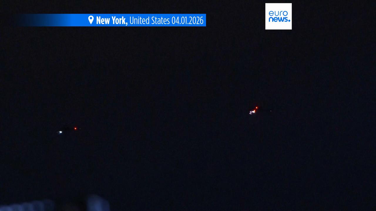 Video thumbnail for Captured Venezuelan leader Nicolás Maduro arrives in New York as future of country remains unclear