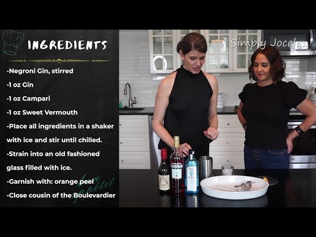 Video thumbnail for How to Make a Negroni - Classic Italian Cocktail