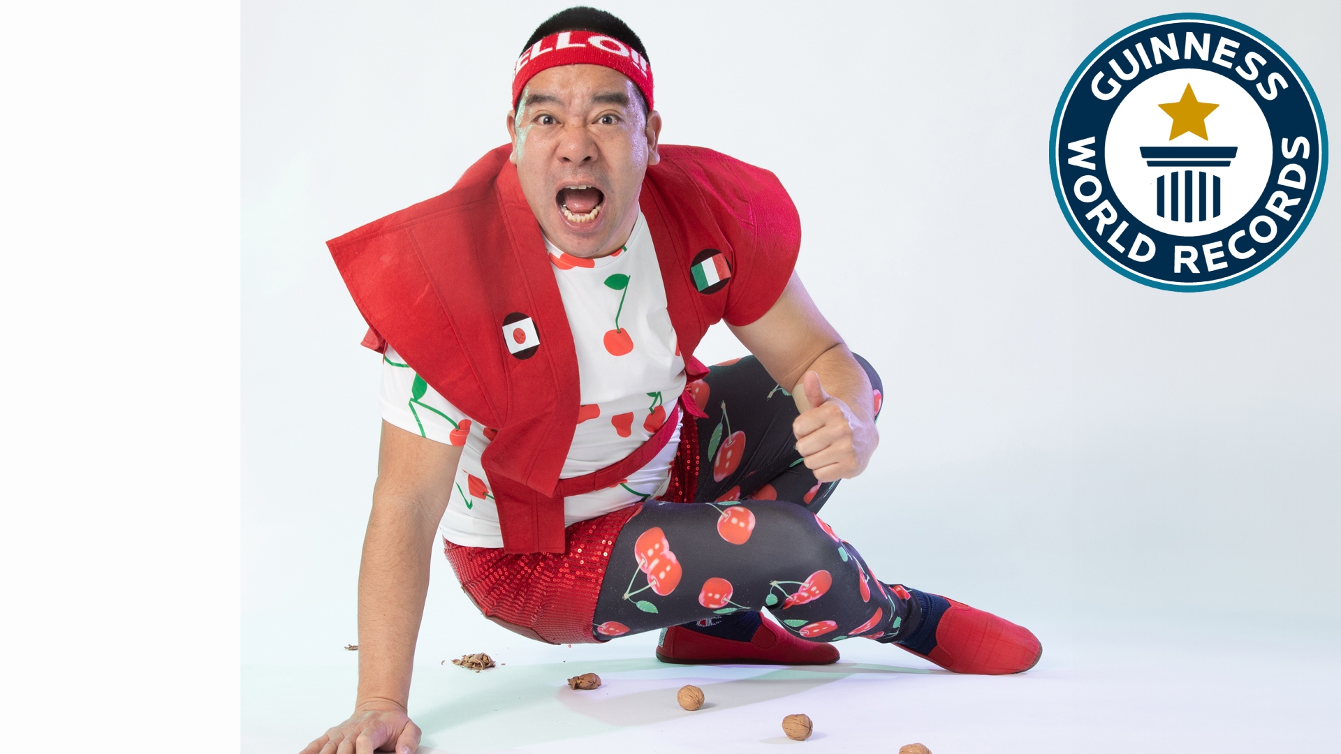 'Video thumbnail for Mr. Cherry's quirky world records, Nut-crushing feats'