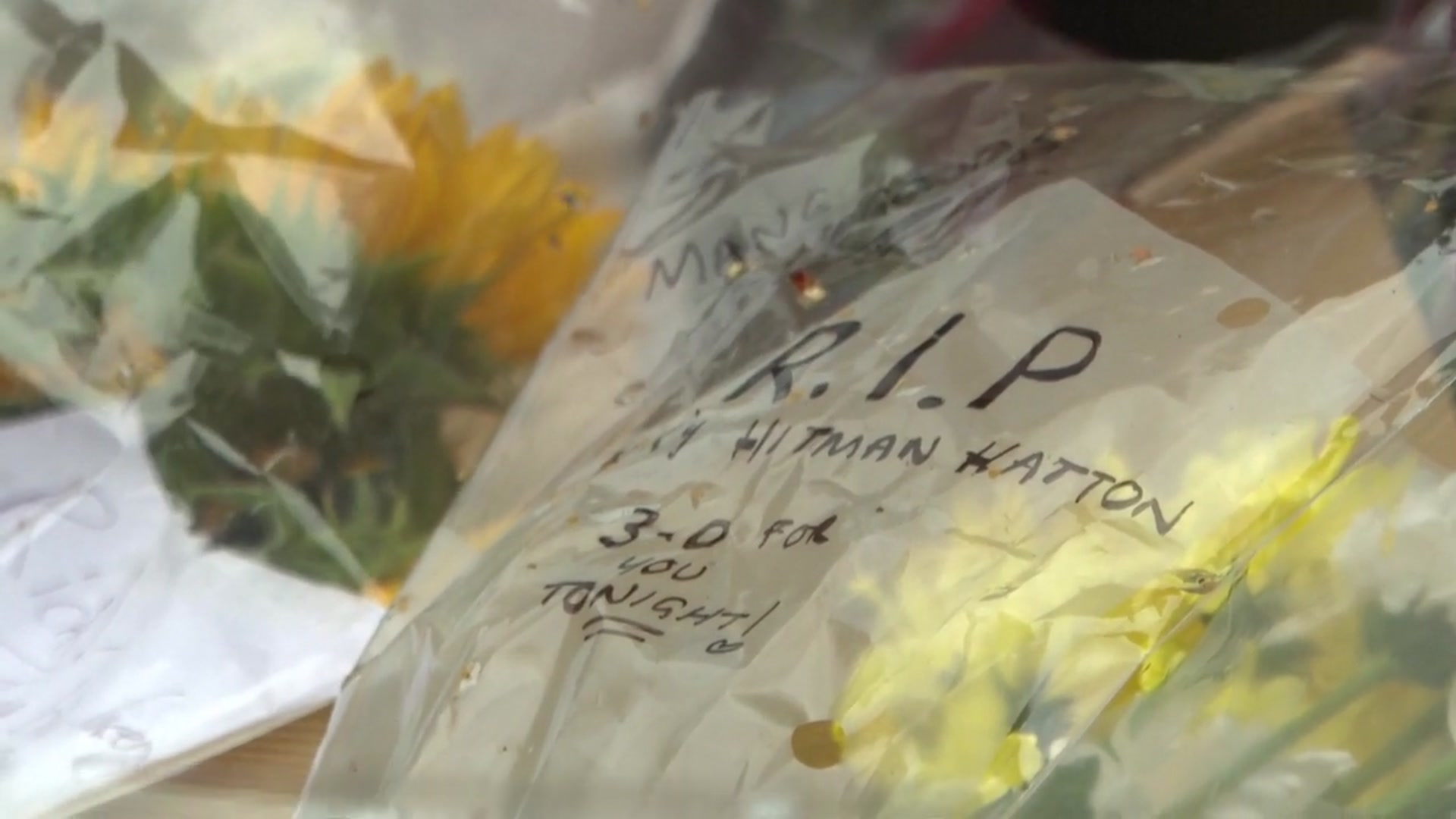 'Video thumbnail for Tributes laid at the home and gym of Ricky Hatton after boxer dies aged 46'