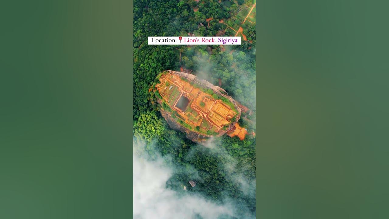 Video thumbnail for lines lock sigiriya in Sri Lanka #nature #omxmedia #reels #rain #status