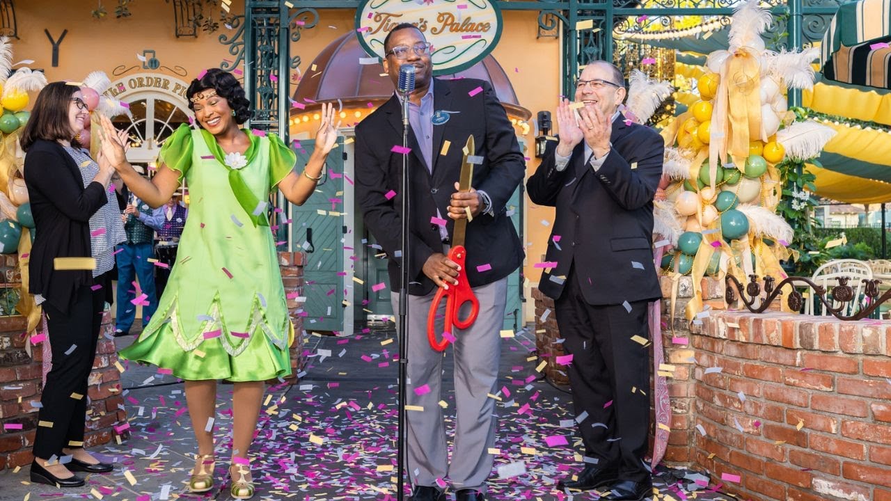 'Video thumbnail for Tiana's Palace Opening Moment and Tour | New Orleans Square | Disneyland | September 7, 2023 4K'