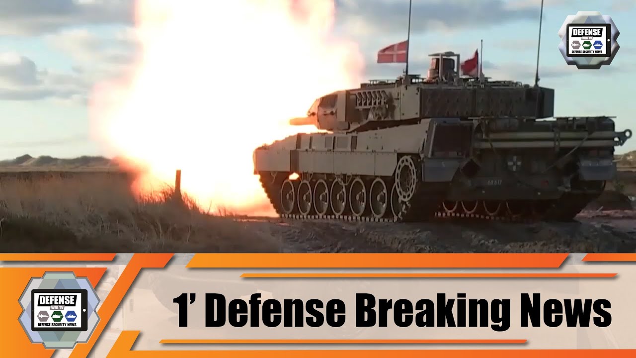 'Video thumbnail for First trial tests for new German Army Leopard 2A7V Main Battle Tank MBT 1' Defense Breaking News'