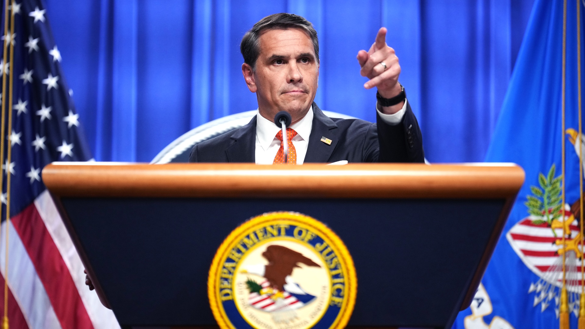 Video thumbnail for Blanche says Trump has ‘duty’ to pursue probes, open to permanent AG role