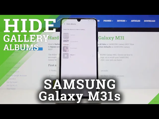 Video thumbnail for How to Hide Photo Albums in SAMSUNG Galaxy M31 – Hide Photo Gallery