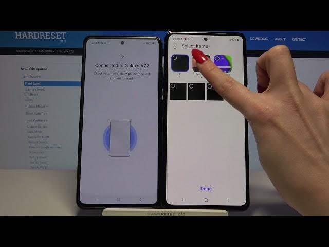 Video thumbnail for Samsung Smart Switch Mobile App: Transfer Data between Samsung phone & SAMSUNG Galaxy A72