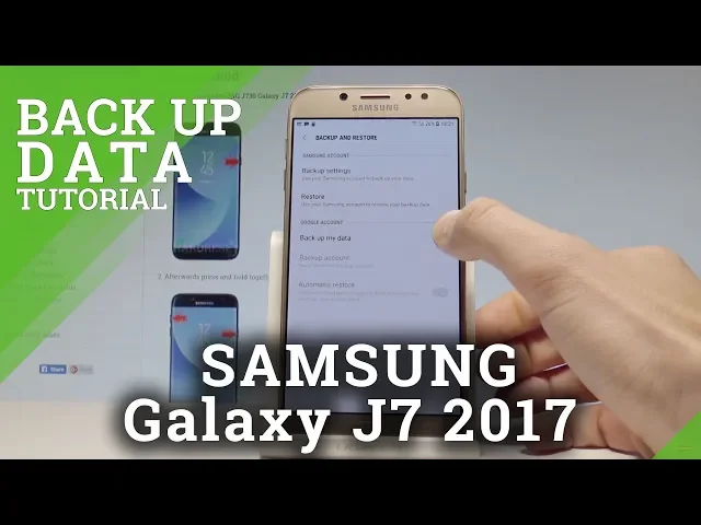 Video thumbnail for How to Back Up Data in SAMSUNG Galaxy J7 2017 |HardReset.info