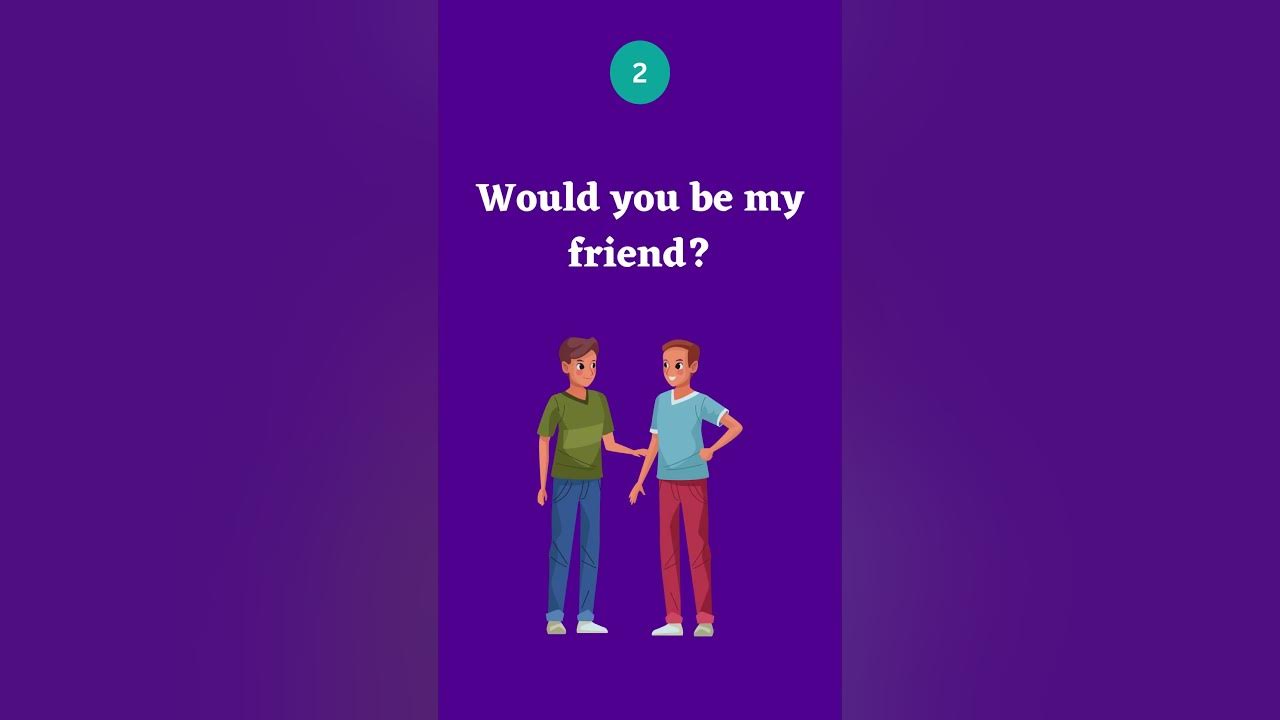 'Video thumbnail for 5 Examples Sentences for Offering Friendship'