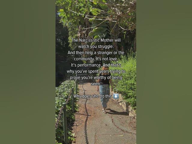 Video thumbnail for Because to a narcissistic parent, image is everything…