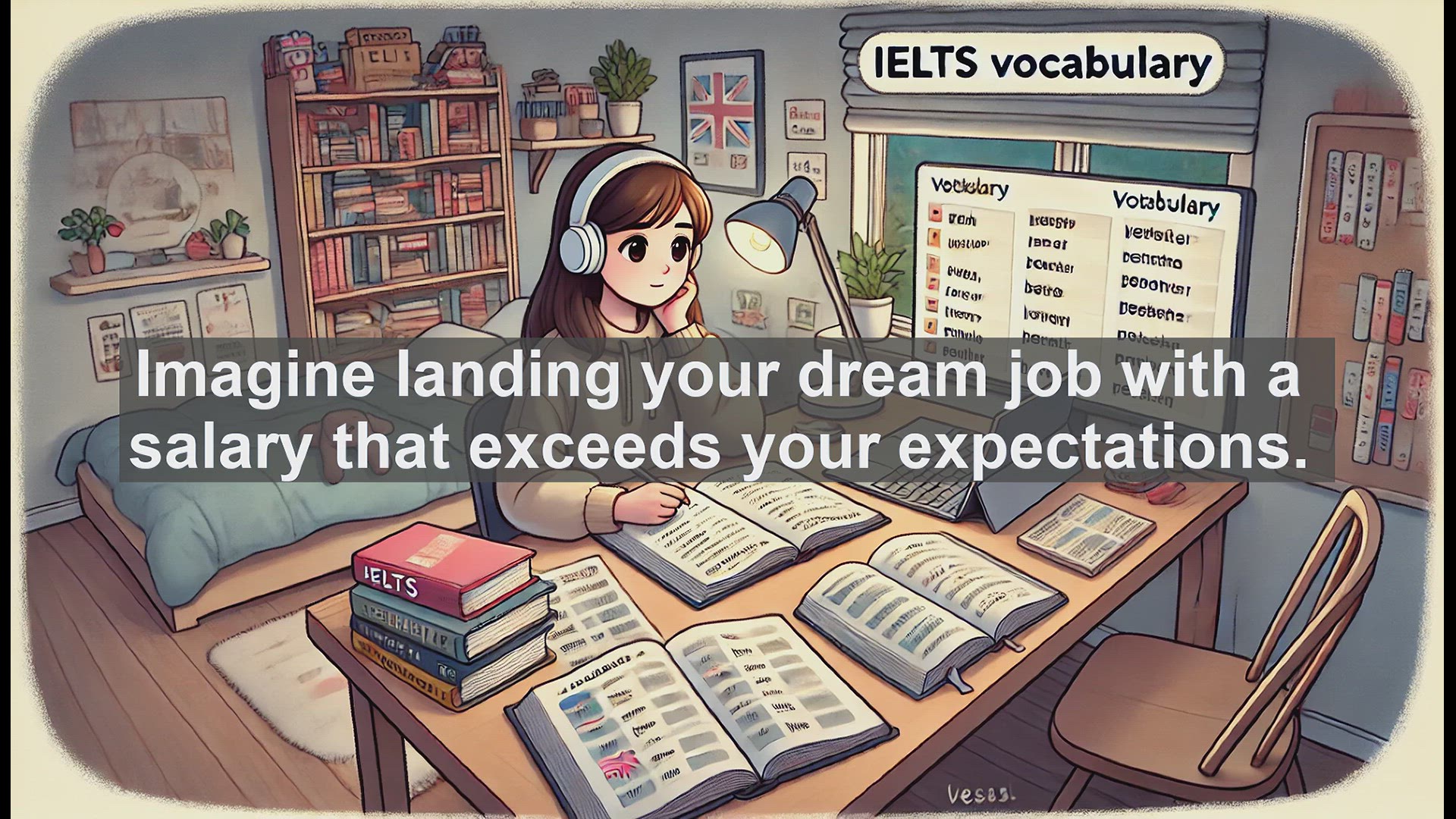 'Video thumbnail for 2500 Must Know IELTS 6.5 Vocabulary - Boost Your IELTS Score: Understanding 'Lucrative''
