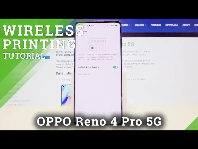 Video thumbnail for How to Pair OPPO Reno 4 Pro 5G with Printer – Printer Connection