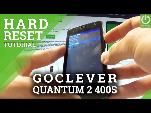 Video thumbnail for Hard Reset GOCLEVER Quantum 2 400s - Remove Password / Format
