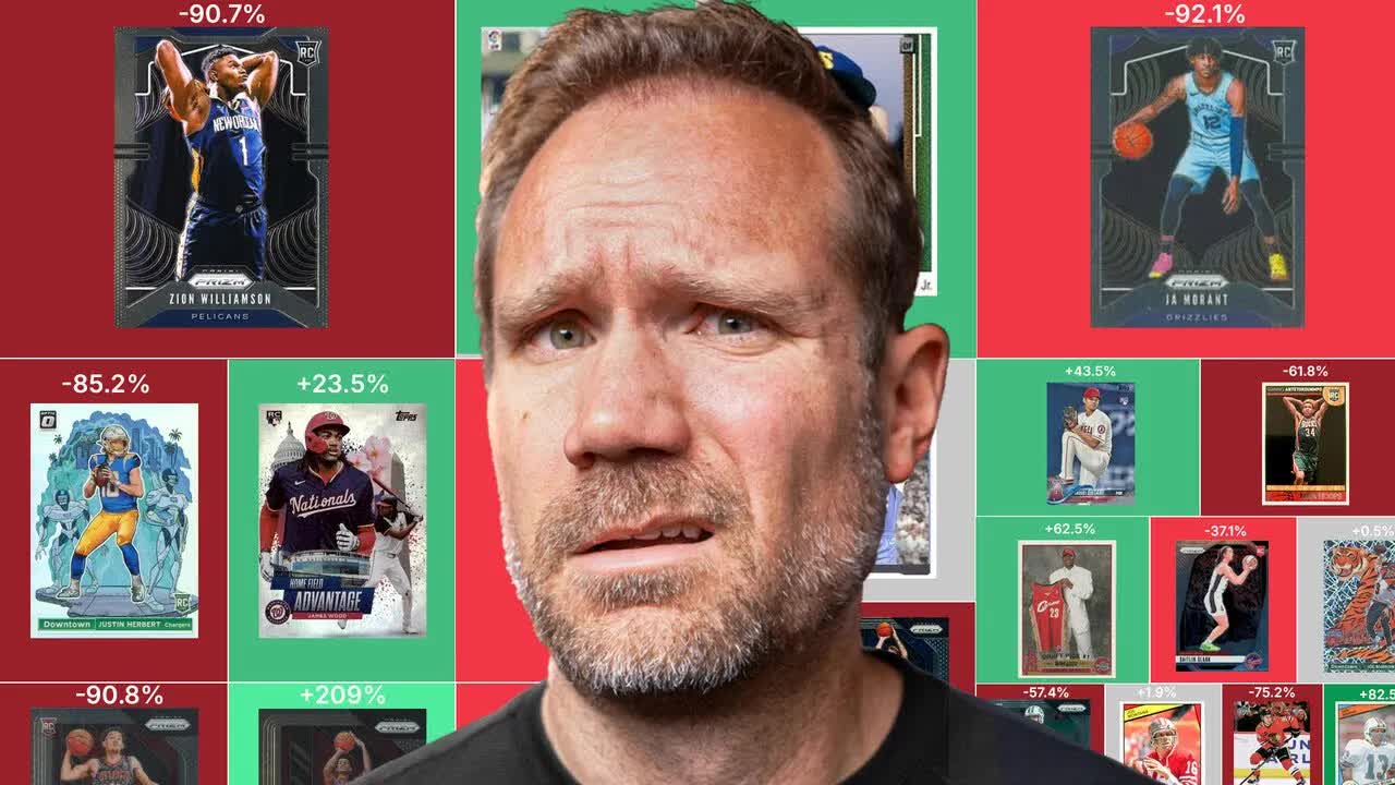 Video thumbnail for Sports Card Investor: skyrocketing & declining card prices! (be careful)