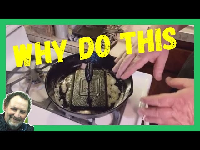 Video thumbnail for How To Season A Cast Iron Grill Press In (MINUTES)!