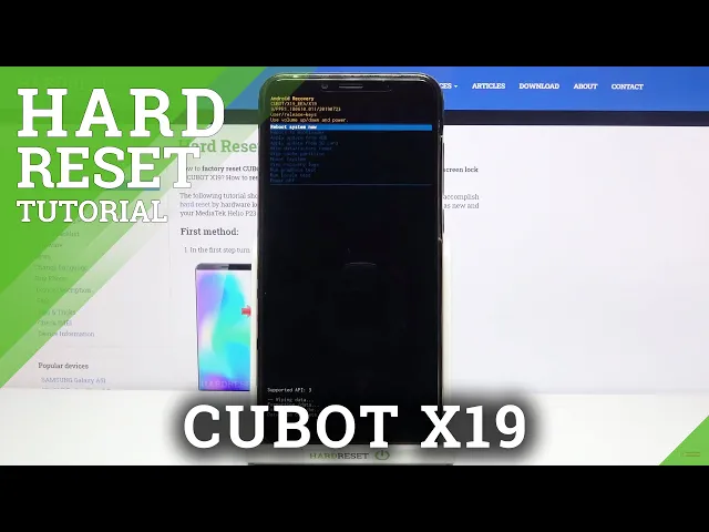 Video thumbnail for How to Hard Reset CUBOT X19 - Wipe Data by Recovery Mode