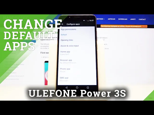 Video thumbnail for How to Set Up Default Applications in Ulefone Power 3s - Change Default App Settings
