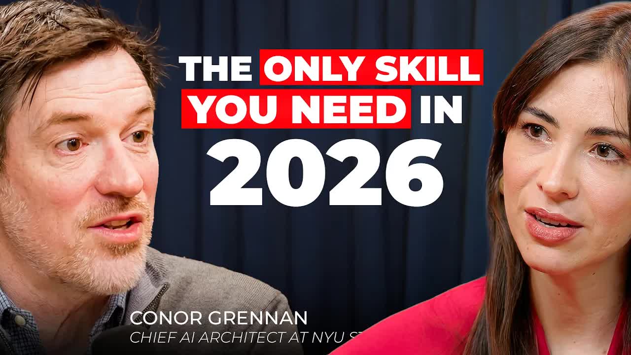 Video thumbnail for silicon valley girl: 10x your ai productivity: conor grennan's 40-minute ai mindset playbook for business leaders
