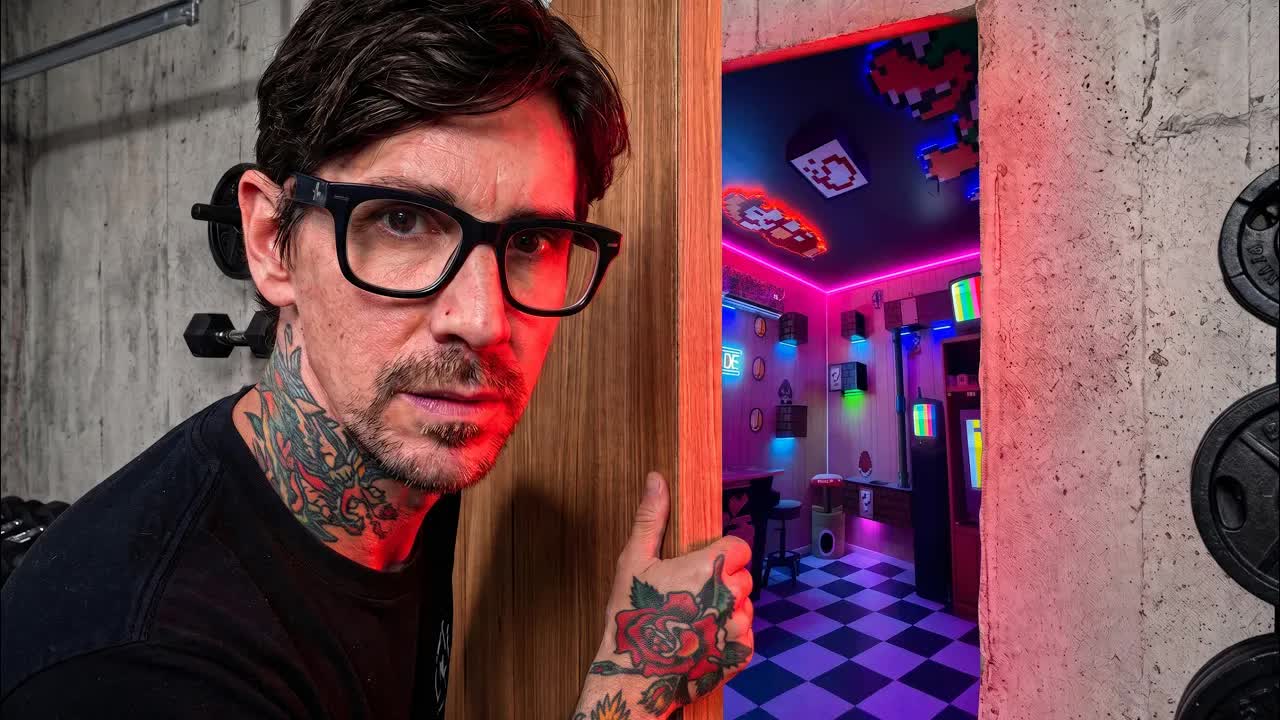 Video thumbnail for Jonny Builds: I Built a Secret Arcade in a Gym