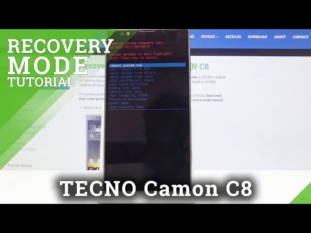 Video thumbnail for Recovery Mode in TECNO Camon C8 - How to Open & Use Recovery